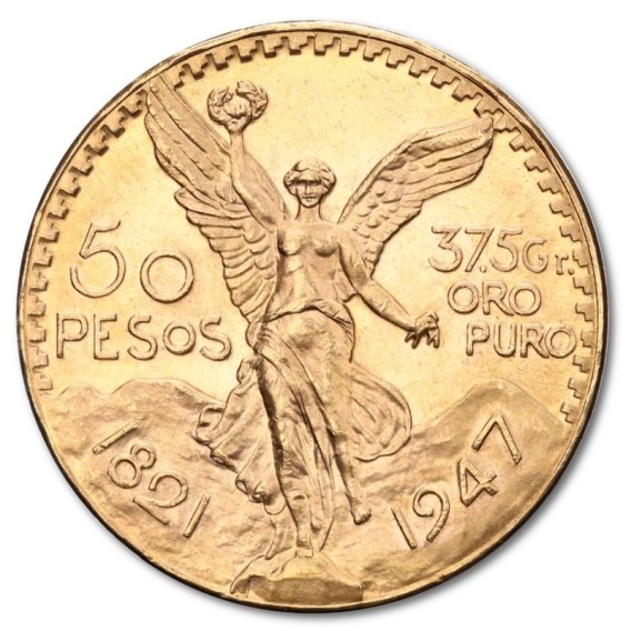 50 Peso Meksyk Złota Moneta 1821 1947 Inwestuj w Złoto